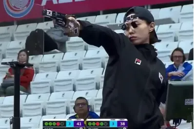 Kim Yeji, la tiradora olímpica de Corea del Sur es viral en las redes por lo cool que se ve