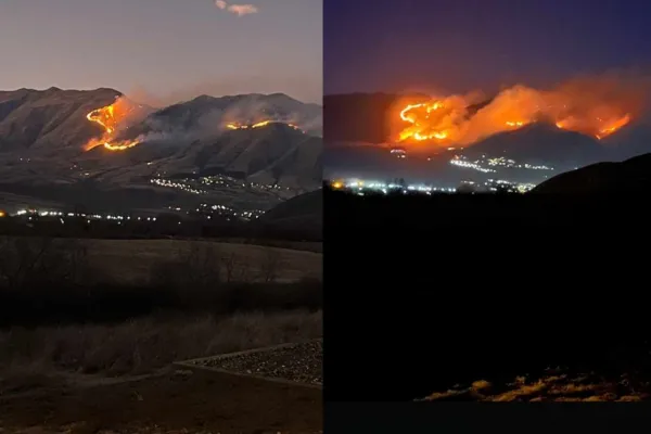 Incendios en Tafí del Valle: el fuego ya consumió cientos de hectáreas y está fuera de control