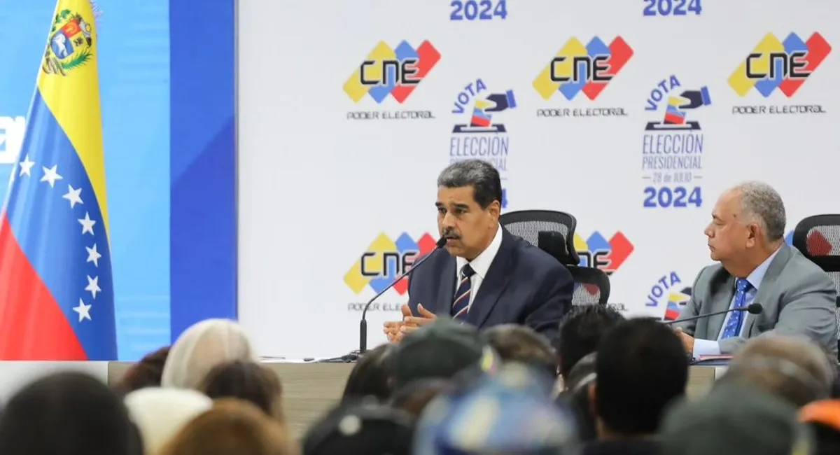 Venezuela: Maduro reiteró que está listo para entregar el 100% de las actas electorales