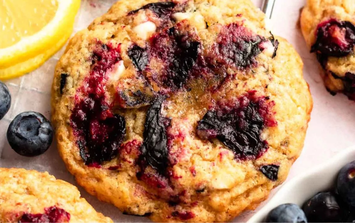 Galletas de arándanos y almendras, una receta deliciosa y saludable.