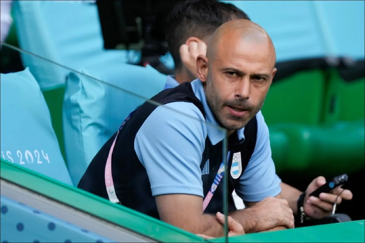 Video: mirá la reacción de Javier Mascherano al gol de Francia en los Juegos Olímpicos