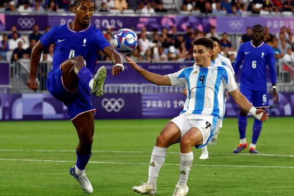 Argentina cayó 1-0 frente a Francia y fue eliminada de los Juegos Olímpicos de París 2024