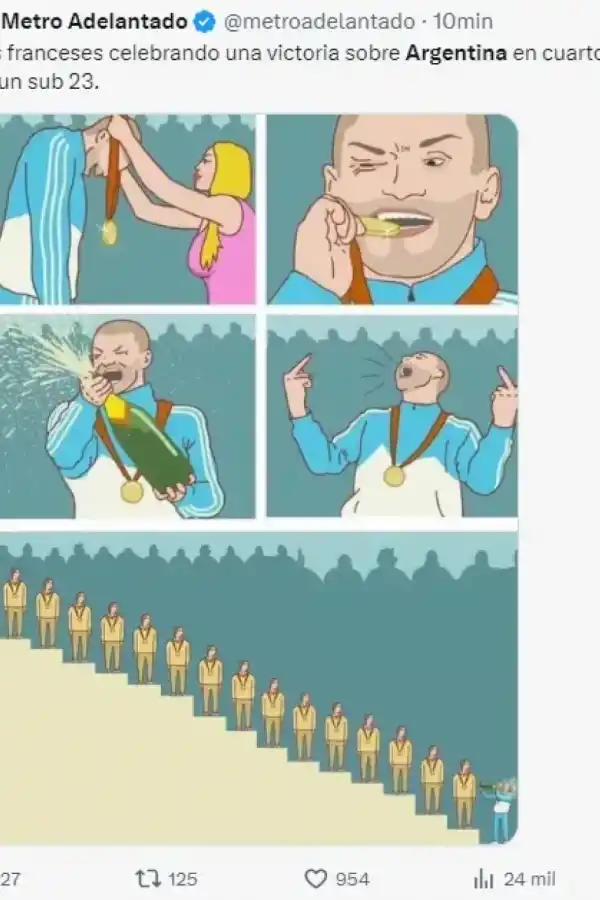 Mirá los memes de la eliminación de Argentina en los Juegos Olímpicos de París 2024