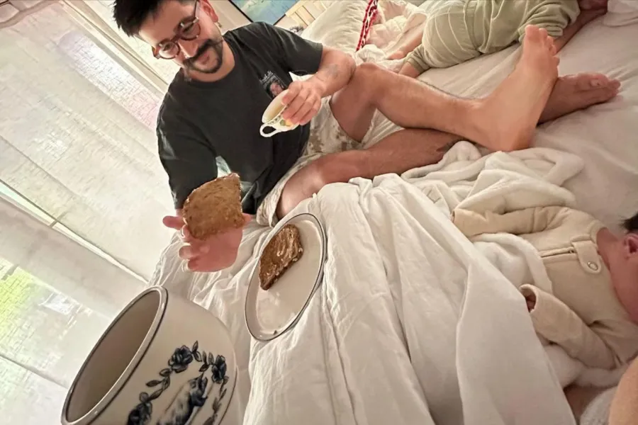 Camilo junto a su hija, Amaranto, fruto de su relación con Evaluna