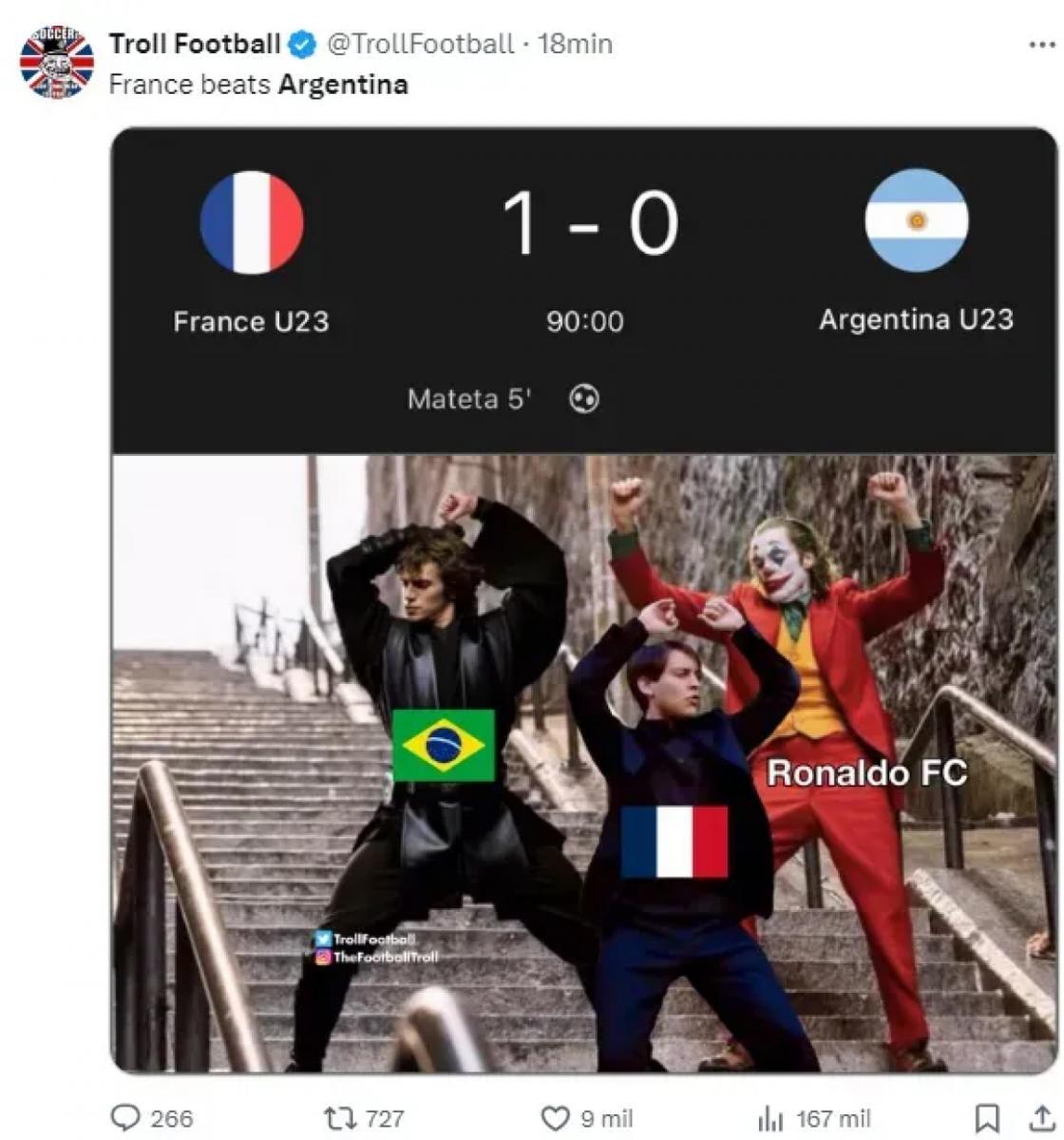 Mirá los memes de la eliminación de Argentina en los Juegos Olímpicos de París 2024