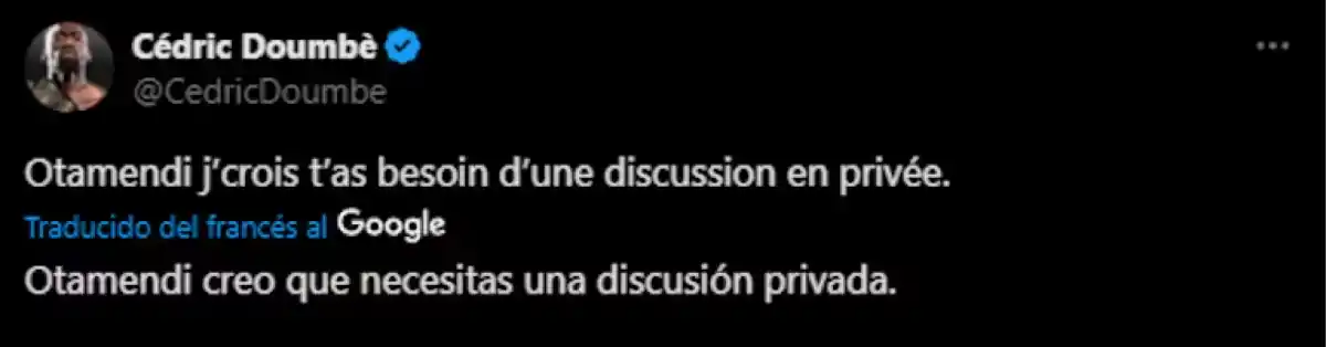 Un kickboxer francés invitó a pelear a Nicolás Otamendi tras París 2024: “Creo que necesitas un discusión privada”