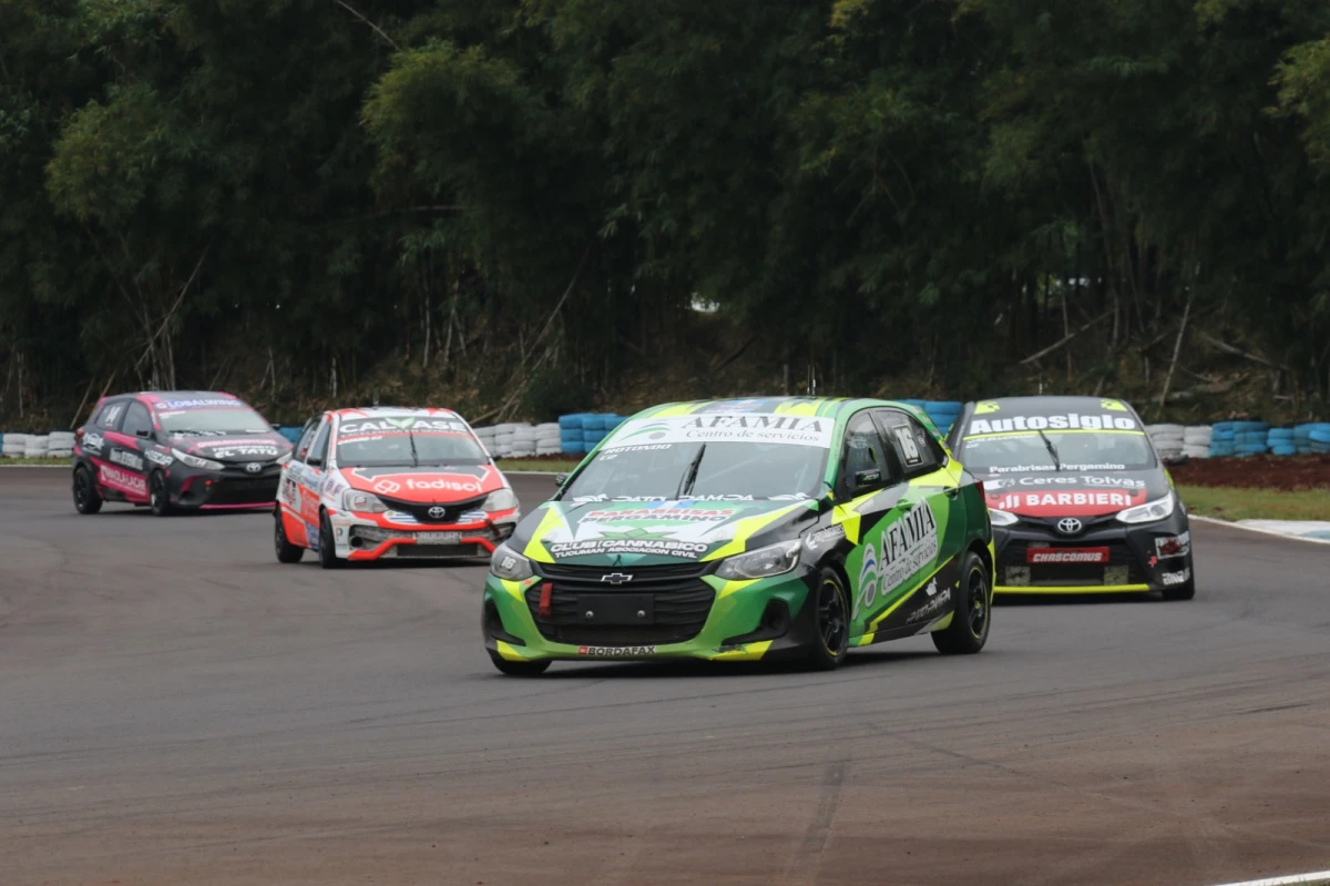 BUEN DESEMPEÑO. A bordo de un Chevrolet Onix, Rotondo quedó a poco más de un segundo del ganador Gonzalo Antolín.