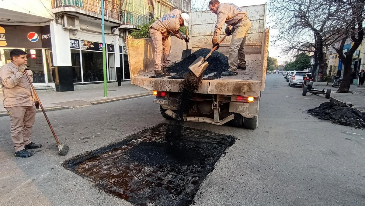 REPAVIMENTACIÓN. Obras públicas de la municipalidad de la capital anunció los trabajos que ejecutarán hoy.