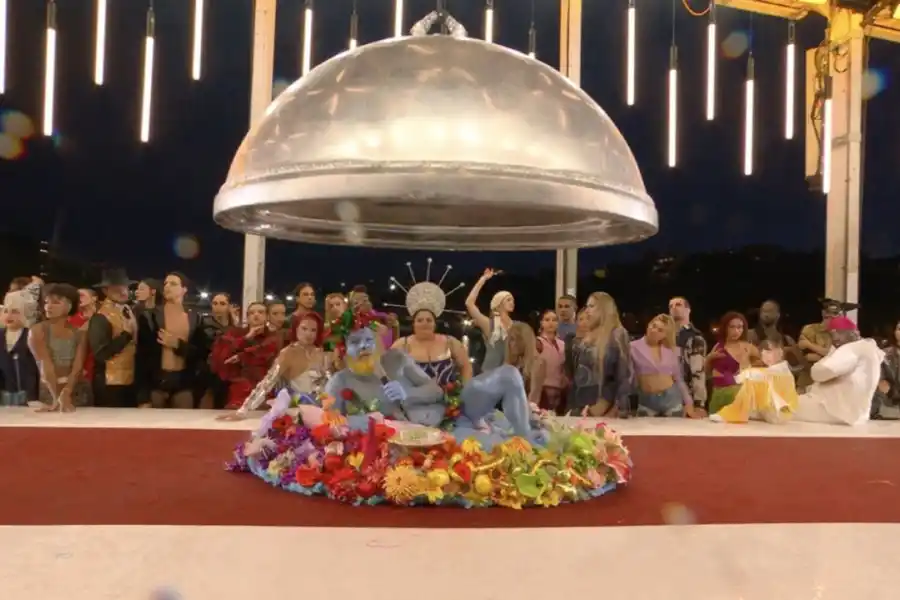 La representación que recordó a la Última Cena.