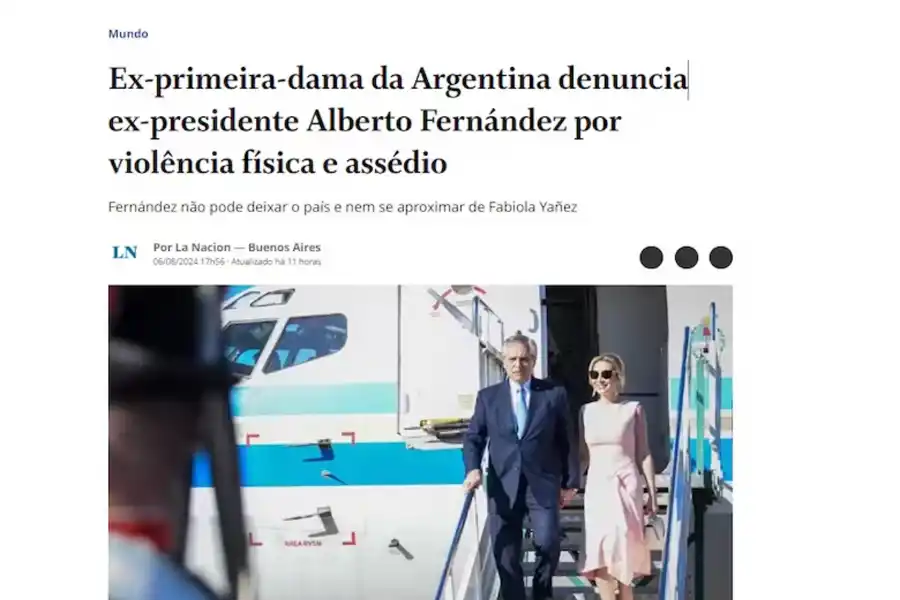 Violencia de género: así repercutió la denuncia de Fabiola Yáñez en los medios internacionales