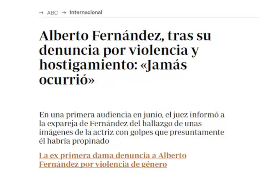 Violencia de género: así repercutió la denuncia de Fabiola Yáñez en los medios internacionales