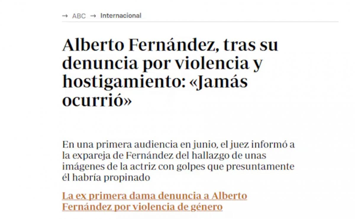 Violencia de género: así repercutió la denuncia de Fabiola Yañez en los medios internacionales