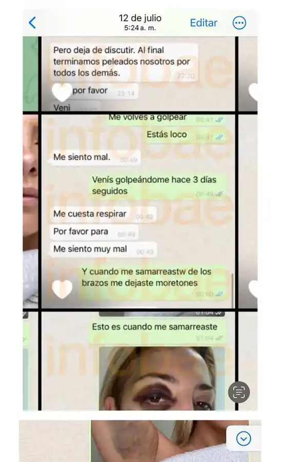 “Venís golpeándome hace tres días seguidos”: las fotos y los chats de la denuncia de Fabiola Yáñez a Alberto Fernández