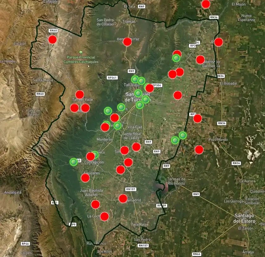 Se registraron nuevas heladas intensas este viernes en gran parte de Tucumán