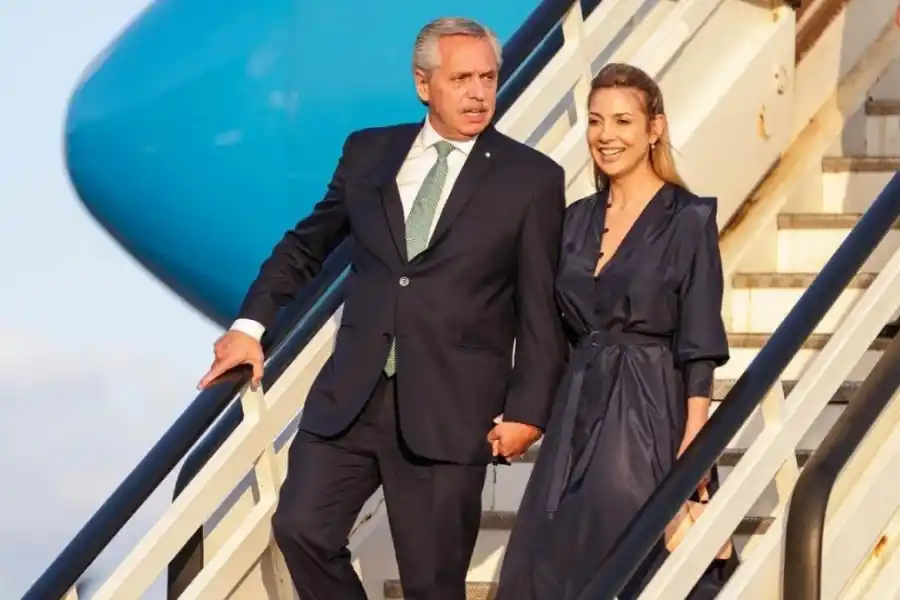 Alberto Fernández y Fabiola Yáñez. 