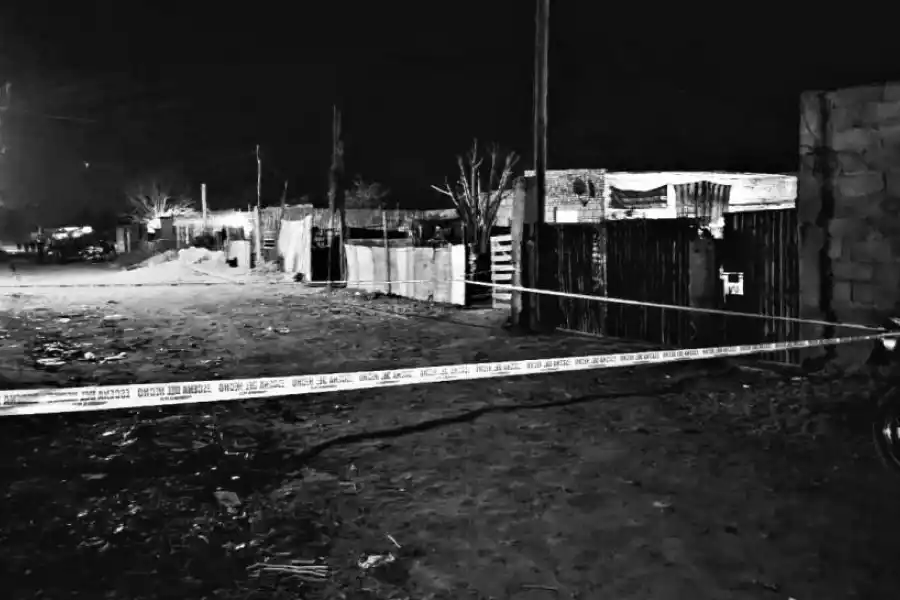 LA ESCENA. La cuadra del barrio ARA San Juan, donde fue el hecho.