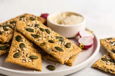 Crackers crujientes de semillas saludables y sin ningún tipo de harinas