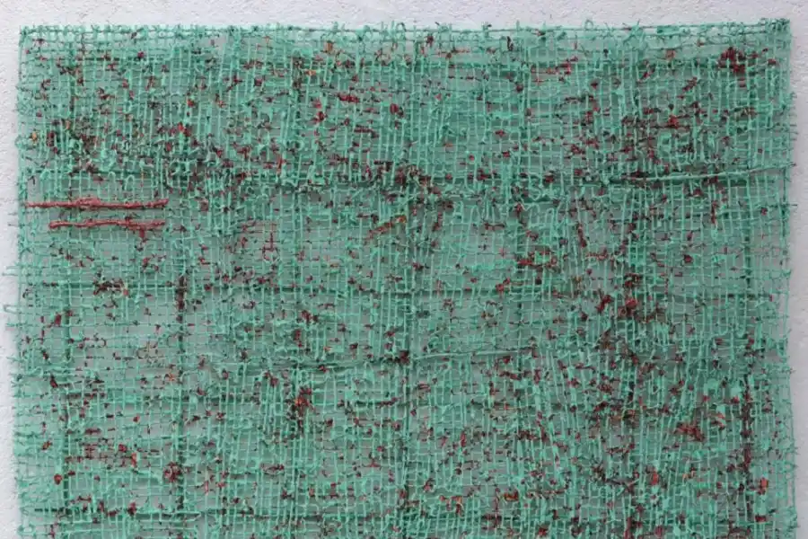 OBRA. Marcos Figueroa presentó “Camuflaje sobre trama ortogonal”.