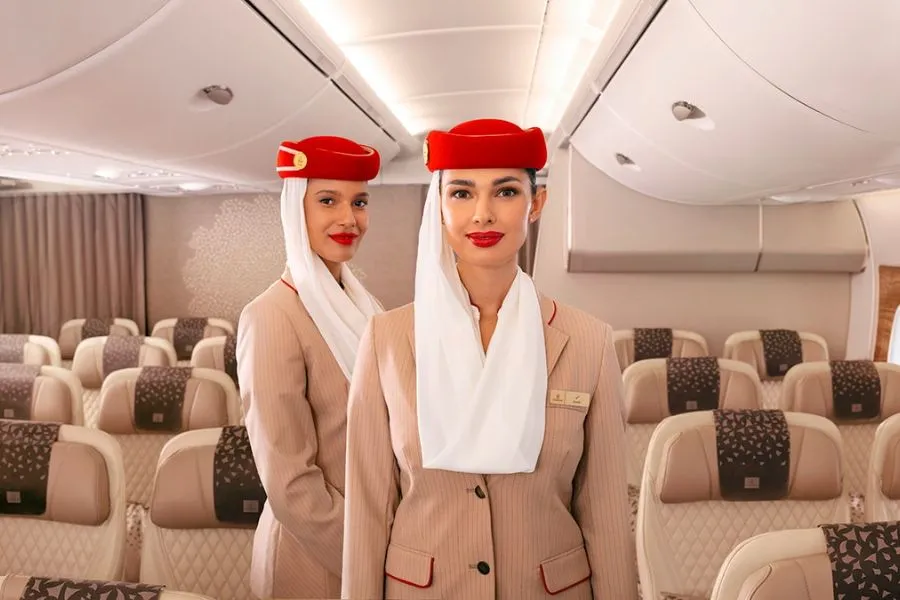 VIAJAR POR EL MUNDO. La aerolínea Emirates busca tripulantes argentinos para sus cabinas./Emirates Group 