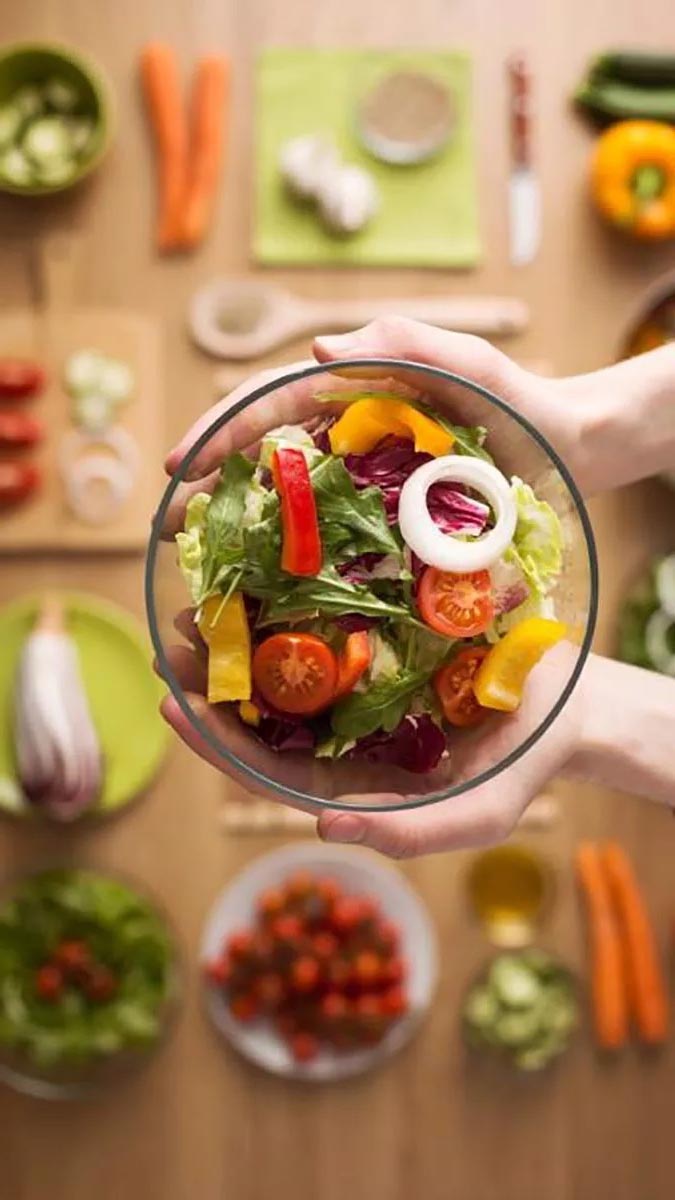 SALUD. Verduras y pescado para mantenerse en forma.