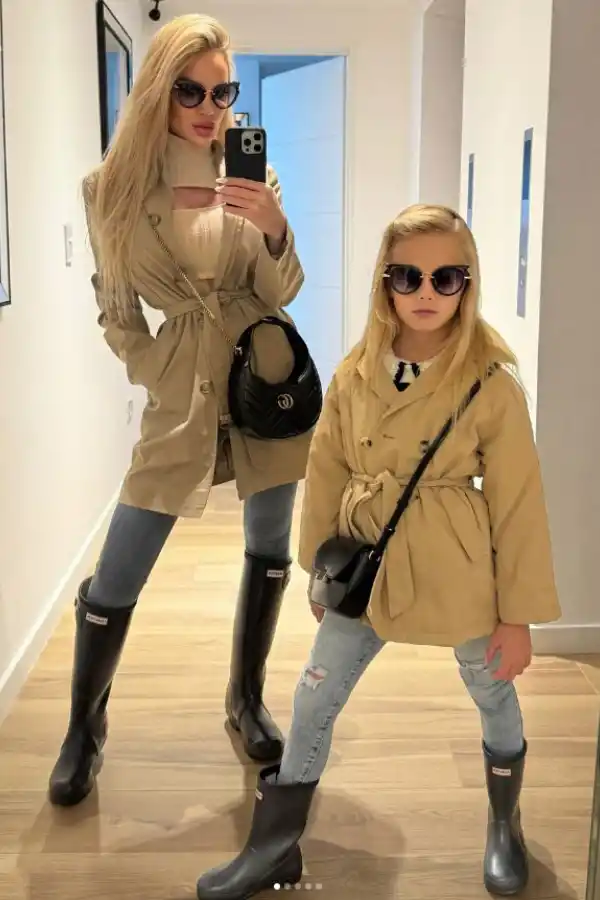 MADRE E HIJA. Luciana comparte en redes parte del día a día con su hija Matilda.