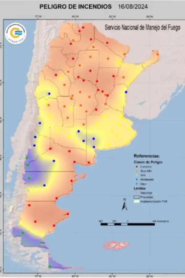 Alerta para Tucumán: pronostican una situación crítica y explosiva de incendios hasta el viernes