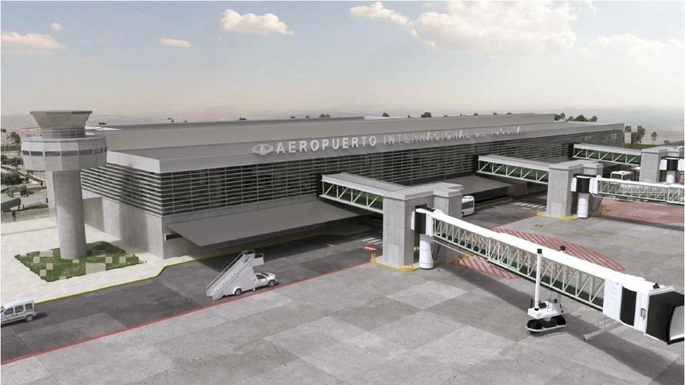 CON TRES MANGAS. El proyecto del aeropuerto internacional Benjamín Matienzo contempla importantes ampliaciones en la capacidad de la estación.