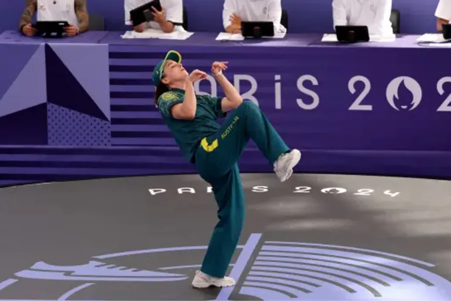 BREAK DANCE. La australiana fue viral por su actuación en los Juegos Olímpicos de París 2024. / CAPTURA DE PANTALLA.