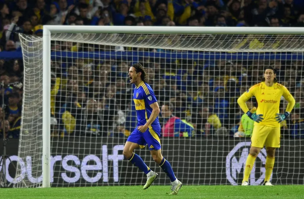 Boca venció a Cruzeiro, por los octavos de Sudamericana, gracias a la jerarquía de Cavani