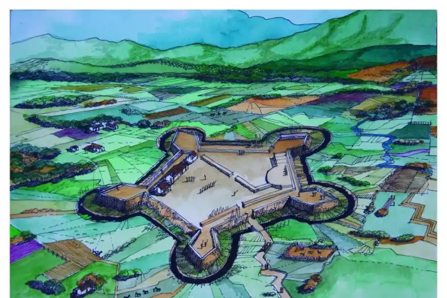 EL VIEJO FUERTE DE LA CIUDADELA. San Martín lo delineó codo a codo con el francés Enrique Paillardel.