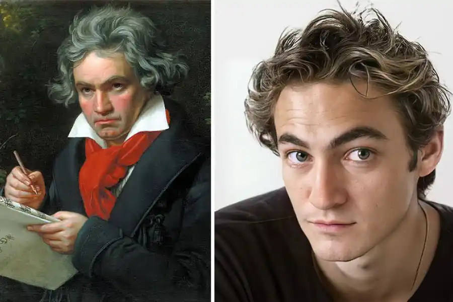 Van Gogh, Mozart y Julio César: así se verían los personajes históricos si vivieran en la actualidad