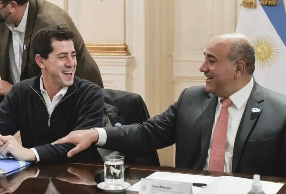 FORMULA FUGAZ. Eduardo Wado de Pedro- fue el binomio propuesto por Cristina para las PASO, aunque luego fueron bajados para impulsar a Massa.