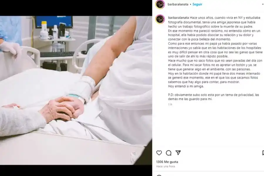 En la cama del hospital: la emotiva foto de Jorge Lanata que publicó su hija