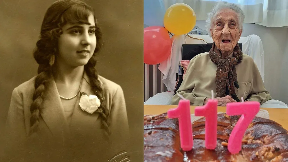 La mujer murió a los 117 años mientras dormía.