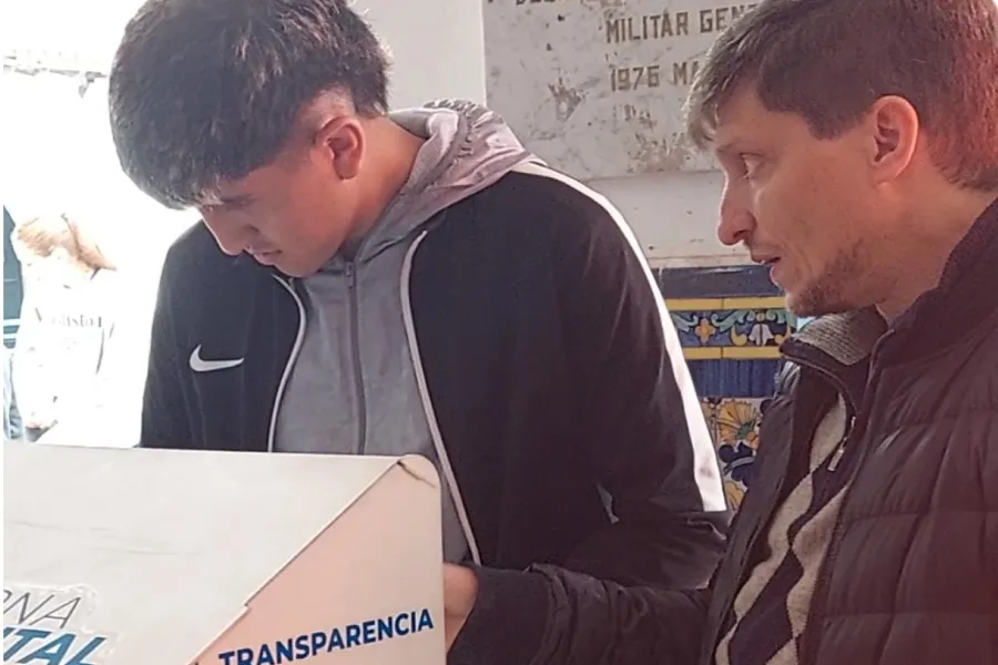 EL SERVICIO. Urna Digital estuvo en la Facultad de Educación Física mostrando la herramienta. / CAPTURA DE PANTALLA