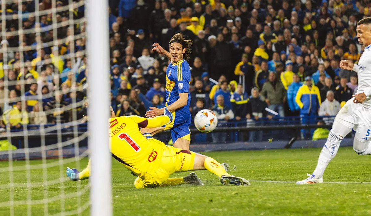 VENTAJA. Boca derrotó a Cruzeiro en el partido de ida, jugado en La Bombonera.