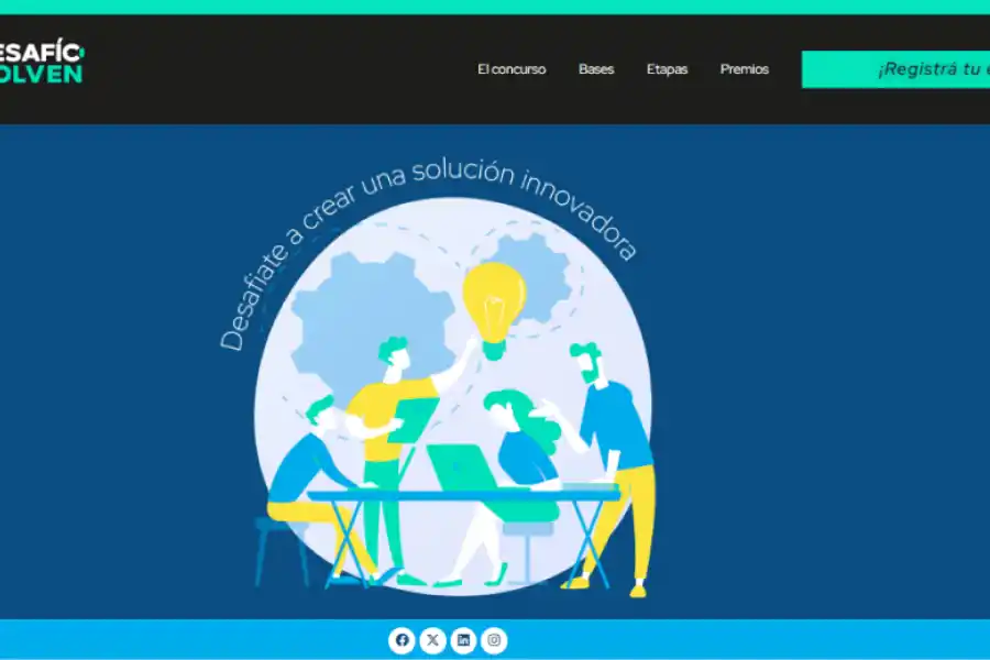MENTES INNOVADORAS. La página web de Colven permite el registro de los interesados. / CAPTURA DE PANTALLA