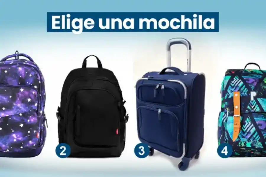 Test de personalidad: la mochila que elijas revelará cómo es tu forma de relacionarte con los demás