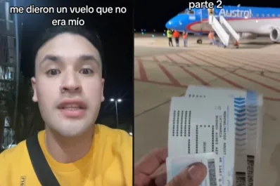 Video: el insólito momento de un joven tucumano que abordó un vuelo y llegó al destino equivocado