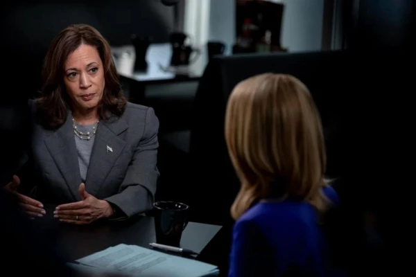 Kamala Harris, en su primera entrevista como candidata