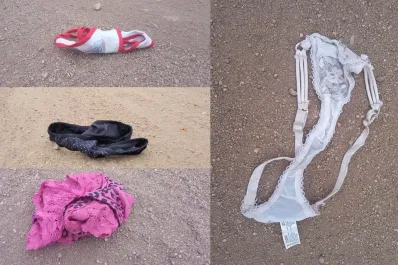 “El camino de las tangas”: por qué aparecieron decenas de bombachas en las calles de una ciudad de Córdoba