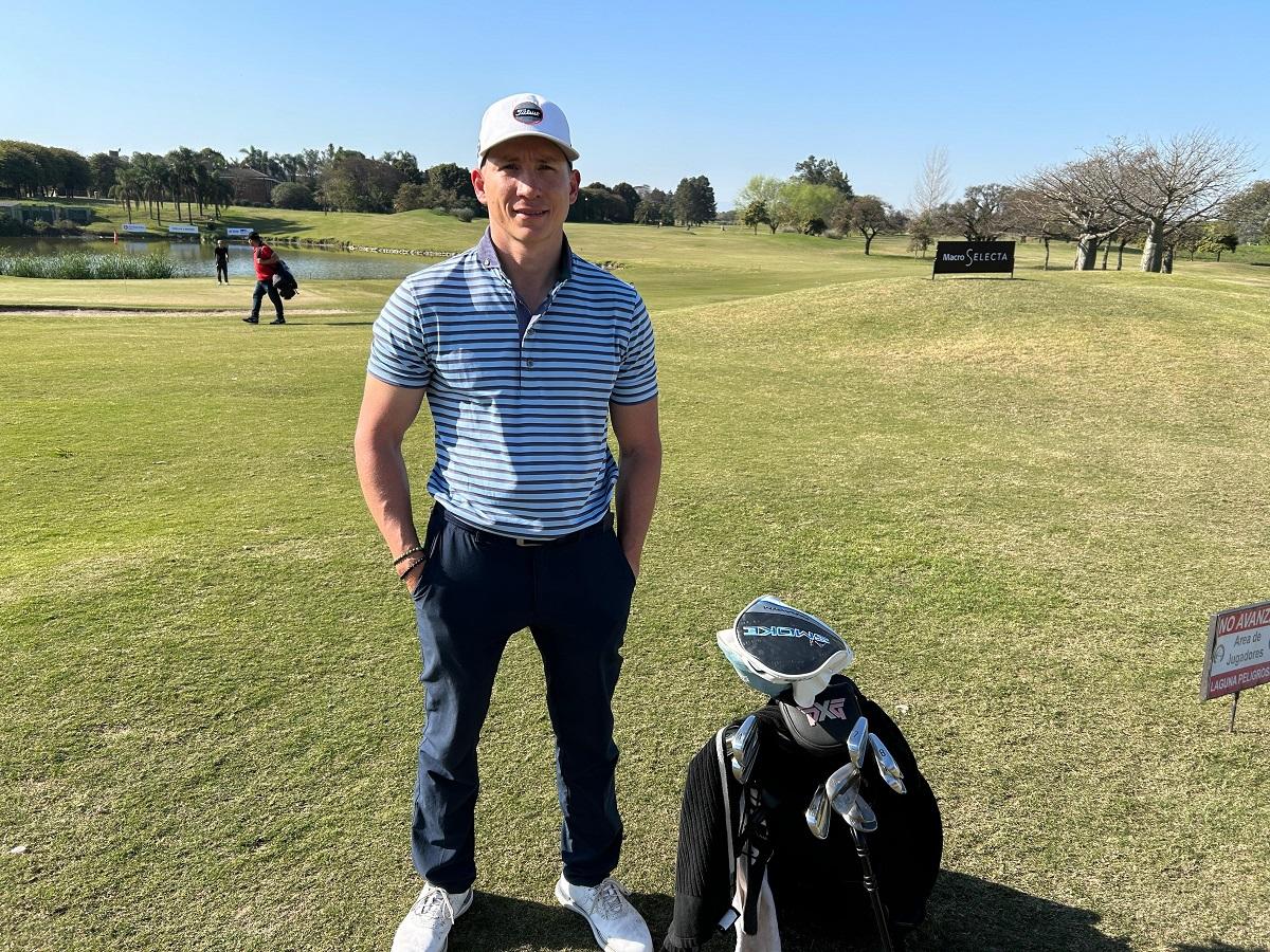 FELIZ. Gabriel Esteban García dejó el tenis por amor al golf. 