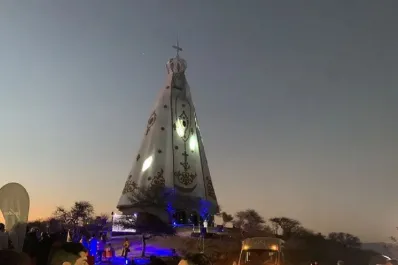 Inauguraron el monumento a la Virgen del Valle en El Rodeo