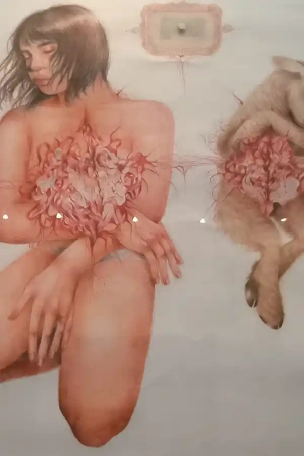 CONCEPTO. Virginia Ríos se vincula con la materia de una forma íntima.