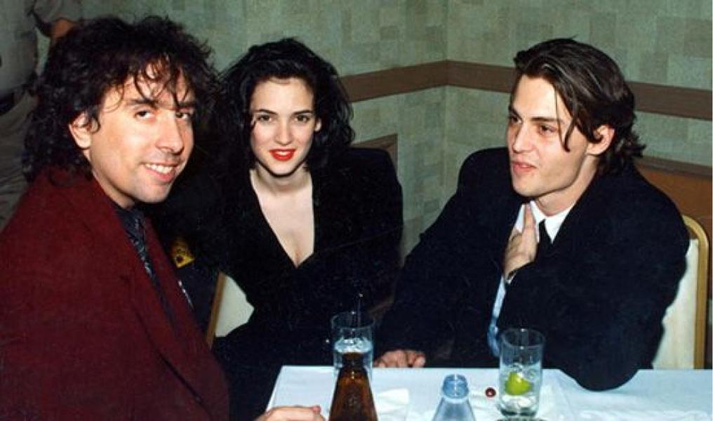 Winona Ryder estuvo en pareja con Johnny Depp, otro de los actores canon de Burton.