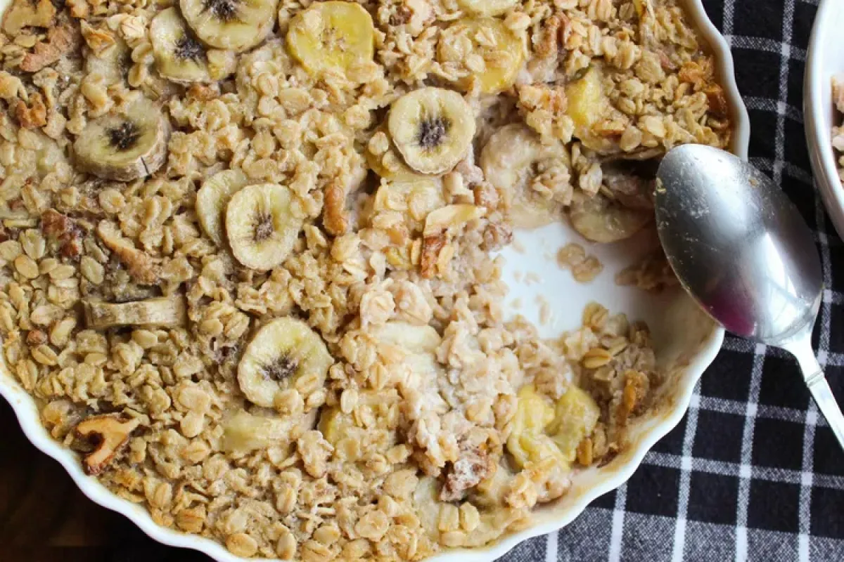 Avena horneada: Una manera de utilizar la avena que no son solo panqueques