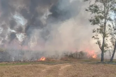 Un incendio puso en riesgo la estación transformadora de El Bracho