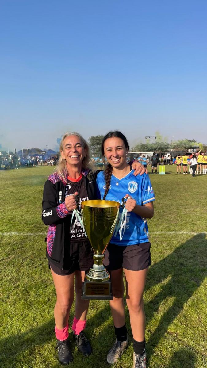 JUNTO A SU HIJA. Lucía Terán enfrentará a su hija en esta edición del torneo.