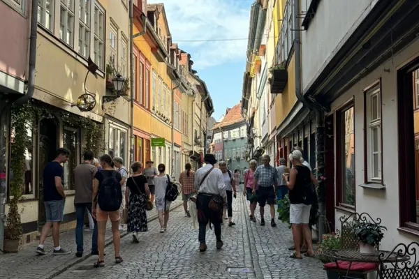 Erfurt, entre turistas despreocupados y una elección bisagra