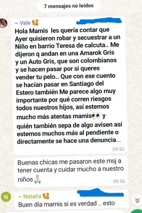 Un reflejo de la crisis social: en Alderetes hay revuelo por la compra de cabellos de niños